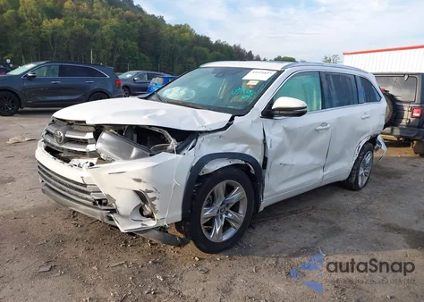 2019 Toyota Highlander Limited from USA, damaged, VIN 5TDDZRFH8KS999900